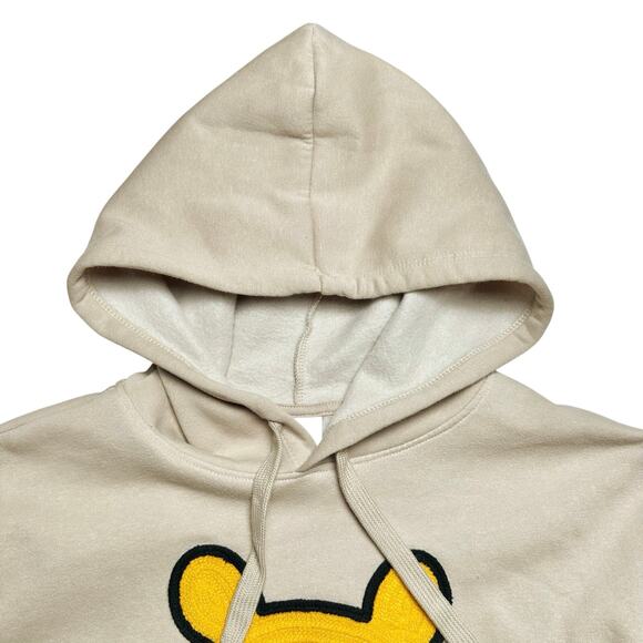 Winnie The Pooh | Unisex | Disney Yarn Knit Appliqué Sand Fleece Hoodie | Sz XL - Picture 11 of 13